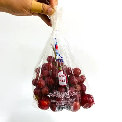 Premium PP Zip Lock Grape Packaging Bags - Transparent Breathable Fruit Pouches with Vent Holes for Supermark (1) Premium PP Zip Lock Grape Packaging Bags - Transparent Breathable Fruit Pouches with Vent Holes for Supermarket Retail