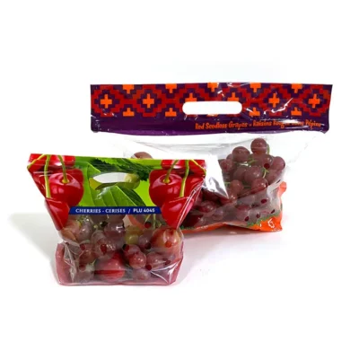 Premium PP Zip Lock Grape Packaging Bags - Transparent Breathable Fruit Pouches with Vent Holes for Supermark ( (5) Premium PP Zip Lock Grape Packaging Bags - Transparent Breathable Fruit Pouches with Vent Holes for Supermarket Retail