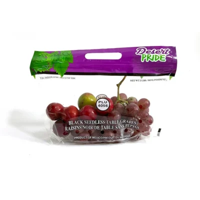 Premium PP Zip Lock Grape Packaging Bags - Transparent Breathable Fruit Pouches with Vent Holes for Supermark ( (8) Premium PP Zip Lock Grape Packaging Bags - Transparent Breathable Fruit Pouches with Vent Holes for Supermarket Retail