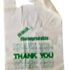 Clear PLA/PBAT Biodegradable Produce Bags on Roll - Premium Compostable Storage for Bread, Fruit, and Vegetables
