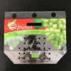 Ventilated Stand-Up Pouches with Breathable Vent Holes - Moisture-Proof Packaging for Grapes, Cherry Tomatoes & Jelly Products