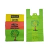 Wholesale 100% Compostable Cornstarch Bags - Sustainable Eco-Friendly Biodegradable Shopping Bags with Easy-Tie Handles for Vegetables