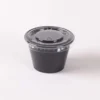 Wholesale Disposable PP Sauce Cups - 1oz to 4oz Clear Plastic Portion Cups with Lids for Condiments & Dipping Sauce