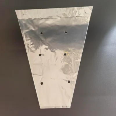 Wicketed Trapezoidal Produce Bags - Micro-Perforated Clear Plastic Packaging for Lettuce, Celery & Fresh BreadWicketed Trapezoidal Produce Bags - Micro-Perforated Clear Plastic Packaging for Lettuce, Celery & Fresh Bread