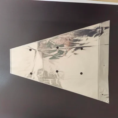 Wicketed Trapezoidal Produce Bags - Micro-Perforated Clear Plastic Packaging for Lettuce, Celery & Fresh BreadWicketed Trapezoidal Produce Bags - Micro-Perforated Clear Plastic Packaging for Lettuce, Celery & Fresh Bread