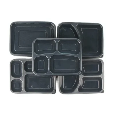 Yangrui Thermoform Technics Flexible Microwavable 2 Compartment Disposable Plastic Meal Prep Leak - Proof Foo ( Microwavable 2-Compartment Meal Prep Container - Leak-Proof Disposable Bento Box for Catering